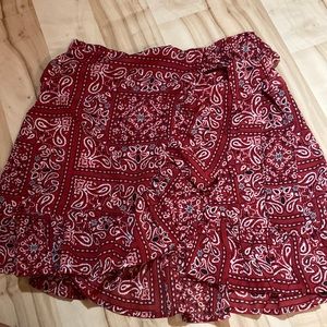 Bandana tied skirt